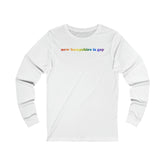 New Hampshire is Gay Pride Long Sleeve T-Shirt: LGBTQ+ Flag Gradient Tee