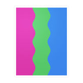 Polysexual Flag Ripple Decal: Wavey Pride Sticker