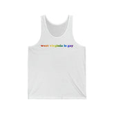 West Virginia is Gay Pride Tank-Top: LGBTQ+ Flag Gradient Tank