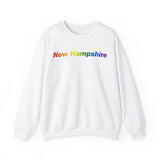New Hampshire Sweatshirt: Vibrant Pride Gradient Design