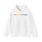 New Jersey is Gay Pride Hoodie: LGBTQ+ Flag Gradient Sweatshirt