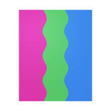 Polysexual Flag Ripple Decal: Wavey Pride Sticker