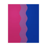 Bisexual Flag Ripple Decal: Wavey Pride Sticker