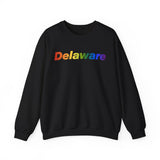 Delaware Sweatshirt: Vibrant Pride Gradient Design