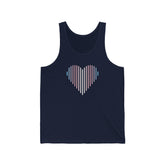 Transgender Heart Lines Tank-Top: Pride Gradient Tank