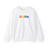 Idaho Sweatshirt: Vibrant Pride Gradient Design