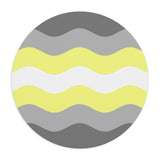 Demigender Flag Ripple Mousepad: Wavey Design for Desk