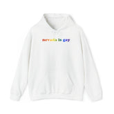 Nevada is Gay Pride Hoodie: LGBTQ+ Flag Gradient Sweatshirt