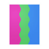 Polysexual Flag Ripple Decal: Wavey Pride Sticker