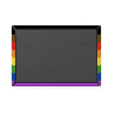 Philadelphia Pride Flag Magnet: Wavey Rectangle Button for Fridge