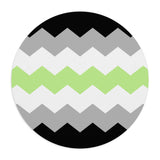 Agender Flag Wavey Mousepad: Sharp Design for Desk