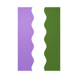 Genderqueer Flag Ripple Decal: Wavey Pride Sticker