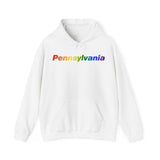 Pennsylvania Hoodie: Vibrant Pride Gradient Design