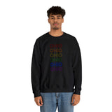 Ohio LGBTQ+ Pride Flag, Faded Black Sweater