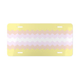 Pangender Flag Wavey Vanity License Plate: Sharp Design for Cars