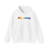 Wyoming Hoodie: Vibrant Pride Gradient Design