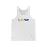 Georgia Tank-Top: Vibrant Pride Gradient Design