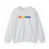 Quebec Pride Gradient Sweater: LGBTQ+ Designed Sweatshirt