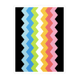 Queer Pride Flag Wavey Decal: Sharp Pride Sticker