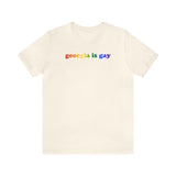 Georgia is Gay Pride T-Shirt: LGBTQ+ Flag Gradient Tee