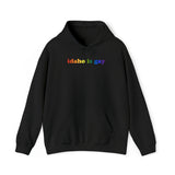Idaho is Gay Pride Hoodie: LGBTQ+ Flag Gradient Sweatshirt
