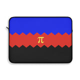 Polyamory Pride Flag Laptop Sleeve: Wavey Print Protective Case