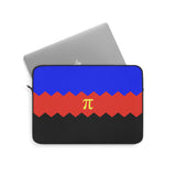 Polyamory Pride Flag Laptop Sleeve: Wavey Print Protective Case