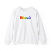 Illinois Sweatshirt: Vibrant Pride Gradient Design