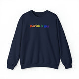 Florida is Gay Pride Sweatshirt: LGBTQ+ Flag Gradient Sweater