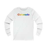 Colorado Long Sleeve Tee: Pride Gradient Design