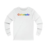 Colorado Long Sleeve Tee: Pride Gradient Design