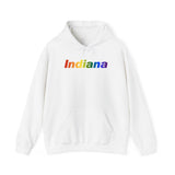 Indiana Hoodie: Vibrant Pride Gradient Design