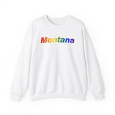 Montana Sweatshirt: Vibrant Pride Gradient Design