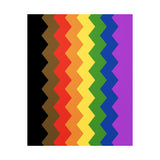 Philly Pride Flag Wavey Decal: Sharp Pride Sticker