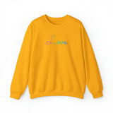 Polysexual Love Script Sweatshirt: Subtly Elegant Pride Sweater
