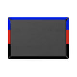 Polyamory Pride Flag Magnet: Ripple Rectangle Button for Fridge