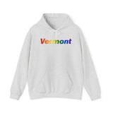 Vermont Hoodie: Vibrant Pride Gradient Design