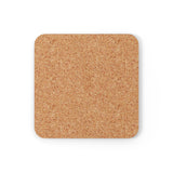 Polysexual Flag Coaster Set: 4 Corkwood Wavey Drink Coasters