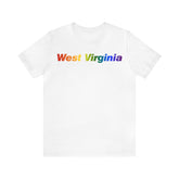West Virginia Tee: Vibrant Pride Gradient Design