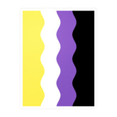 Nonbinary Flag Ripple Decal: Wavey Pride Sticker