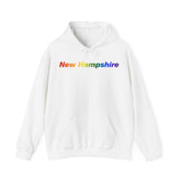 New Hampshire Hoodie: Vibrant Pride Gradient Design