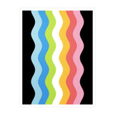 Queer Pride Flag Ripple Decal: Wavey Pride Sticker