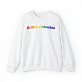 British Columbia Pride Gradient Sweater: LGBTQ+ Designed Sweatshirt