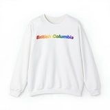 British Columbia Pride Gradient Sweater: LGBTQ+ Designed Sweatshirt