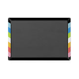 Queer Pride Flag Magnet: Wavey Rectangle Button for Fridge