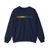 Pennsylvania Sweatshirt: Vibrant Pride Gradient Design