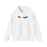 Georgia Hoodie: Vibrant Pride Gradient Design