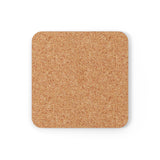 Agender Flag Coaster Set: 4 Corkwood Wavey Drink Coasters