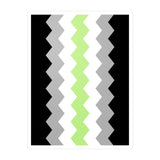 Agender Flag Wavey Decal: Sharp Pride Sticker