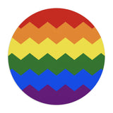 Pride Flag Wavey Mousepad: Sharp Design for Desk